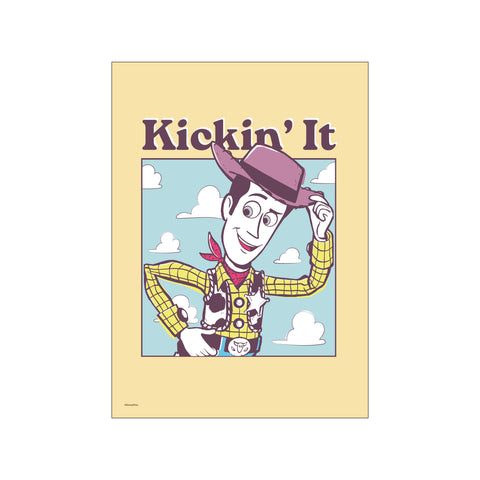 Disney – Toy Story – Woody – Kicking It — Art print by Disney from Poster & Frame