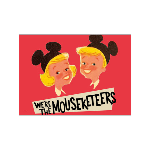 We’re the Mouseketeers — Art print by Disney from Poster & Frame