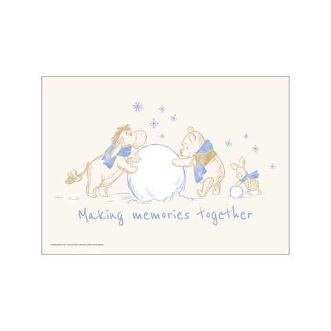 Disney - Winnie the Pooh and Friends Making Memories Together — Art print by Disney from Poster & Frame