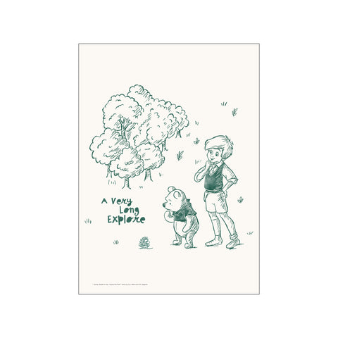 Disney's Winnie the Pooh Explore Day — Art print by Disney from Poster & Frame