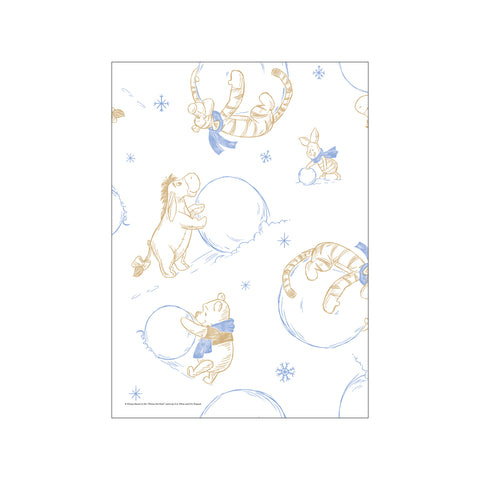 Disney - Winnie the Pooh & Friends Snow Fun — Art print by Disney from Poster & Frame