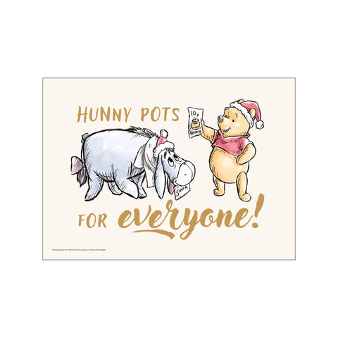 Disney - Winnie the Pooh - Hunny Pots for Everyone — Art print by Disney from Poster & Frame