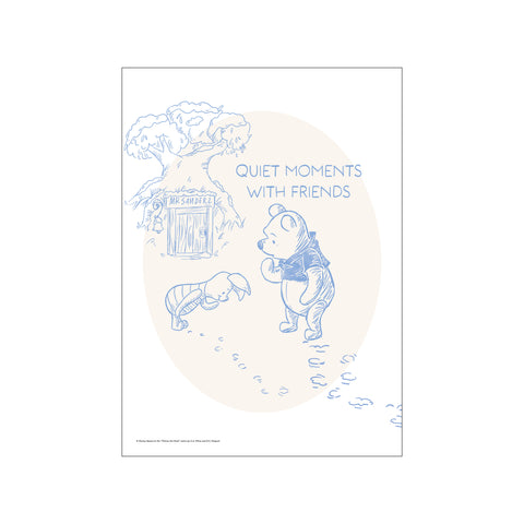 Disney - Winnie the Pooh & Piglet Quiet Winter Moments — Art print by Disney from Poster & Frame