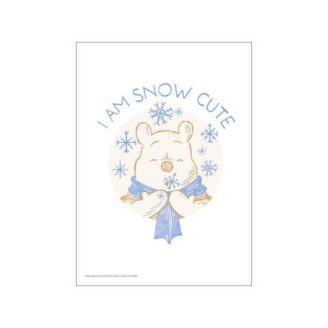 Disney - Winnie the Pooh Snow Cute — Art print by Disney from Poster & Frame