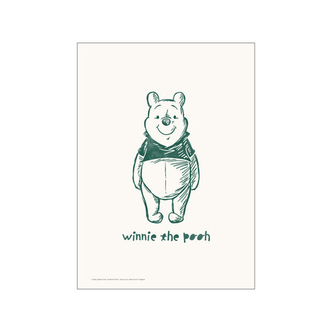Disney's Winnie the Pooh Standing Smile — Art print by Disney from Poster & Frame