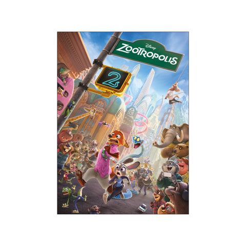 Disney – Zootopia – Wild City Chase — Art print by Disney from Poster & Frame