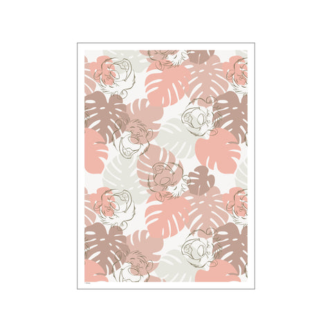 Disney – The Jungle Book Baloo Green Outline — Art print by Disney from Poster & Frame