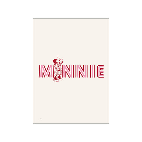 Disney - Minnie Mouse Pink Letters — Art print by Disney from Poster & Frame