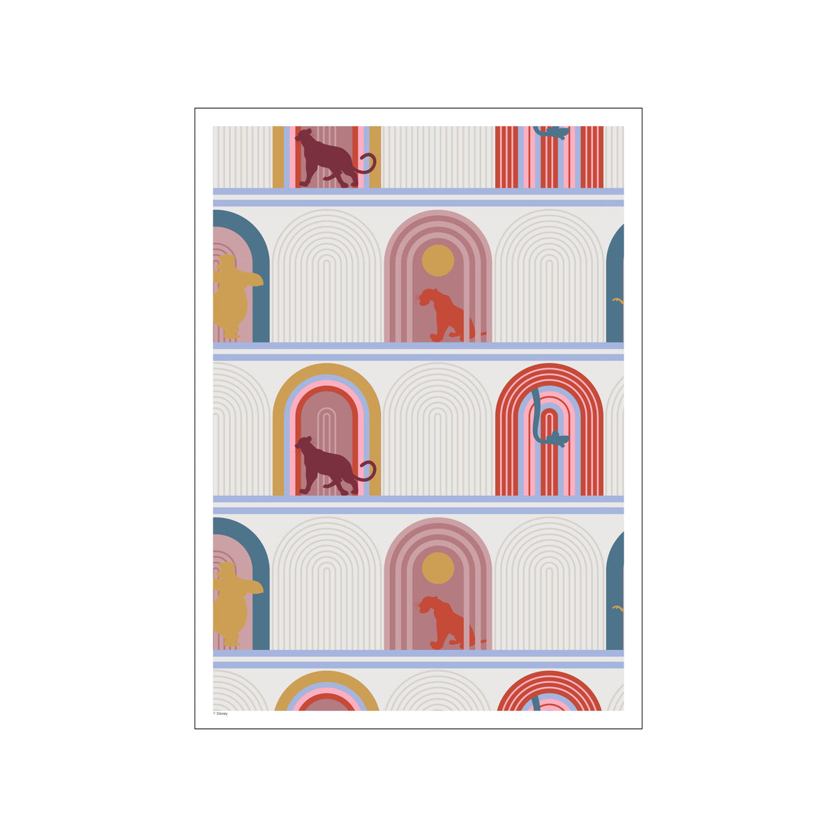 Color Rings Jungle Book Disney - The Jungle Book Color Bows – Poster & Frame Art Group