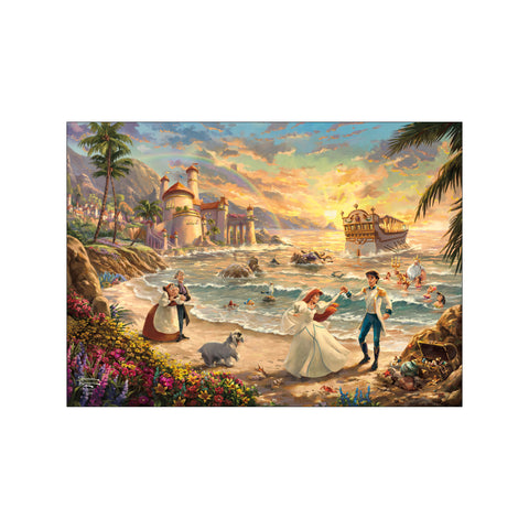 Disney - Little Mermaid Ocean Celebration — Art print by Disney x Thomas Kinkade from Poster & Frame