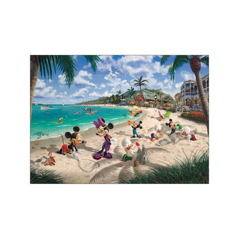 Disney - Mickey and Minnie Mouse in Florida — Art print by Disney x Thomas Kinkade from Poster & Frame