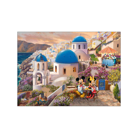 Disney - Mickey and Minnie Mouse in Greece — Art print by Disney x Thomas Kinkade from Poster & Frame