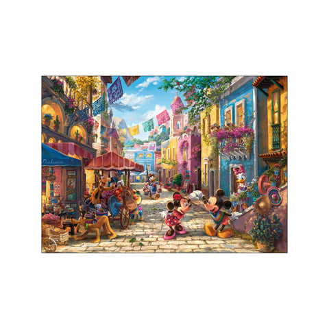 Disney - Mickey and Minnie Mouse in Mexico — Art print by Disney x Thomas Kinkade from Poster & Frame