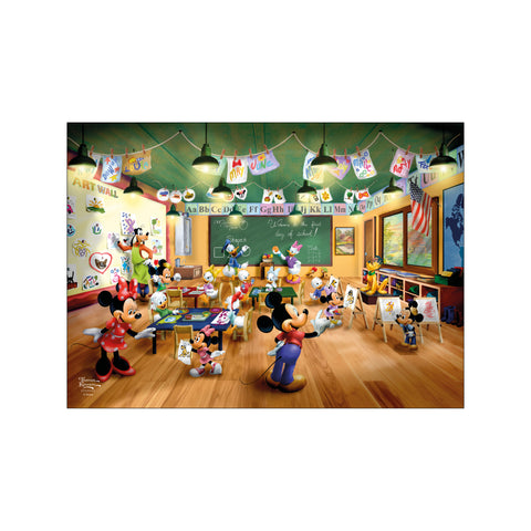 Disney - Mickey and Minnie Mouse's Schoolhouse — Art print by Disney x Thomas Kinkade from Poster & Frame