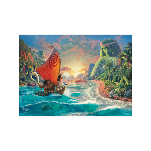 Disney - Moana — Art print by Disney x Thomas Kinkade from Poster & Frame