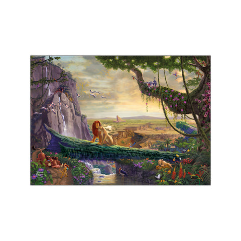 Disney - The Lion King - Return to Pride Rock — Art print by Disney x Thomas Kinkade from Poster & Frame