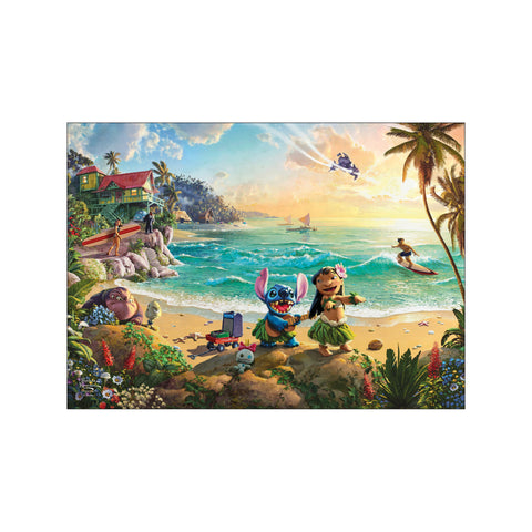 Disney - Lilo & Stitch — Art print by Disney x Thomas Kinkade from Poster & Frame