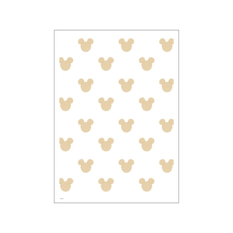 Disney - Mickey Mouse Yellow Logo — Art print by Disney from Poster & Frame