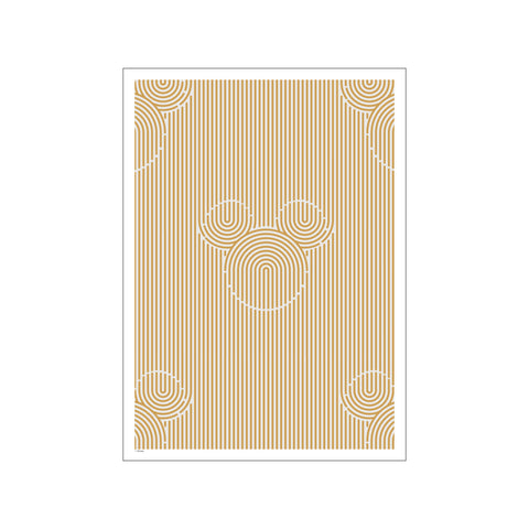 Disney - Mickey Mouse Yellow Stripes — Art print by Disney from Poster & Frame