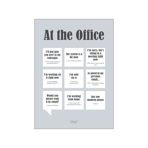 At the Office — Art print by Djargon from Poster & Frame