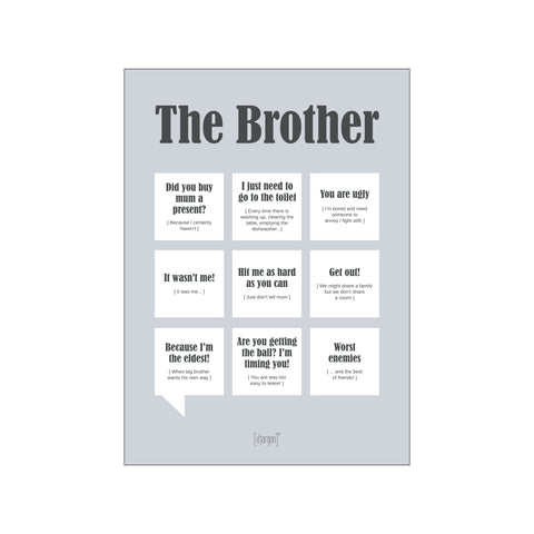 The Brother — Art print by Djargon from Poster & Frame