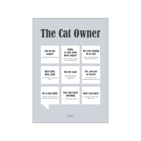 The Cat Owner — Art print by Djargon from Poster & Frame