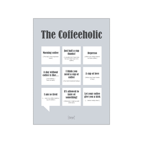 The Coffeeholic — Art print by Djargon from Poster & Frame