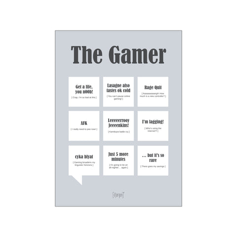 The Gamer — Art print by Djargon from Poster & Frame