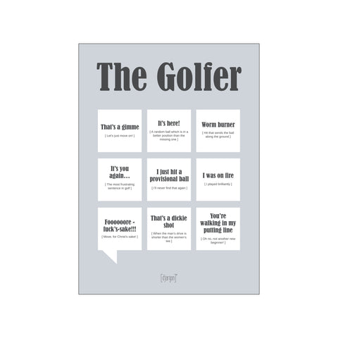 The Golfer — Art print by Djargon from Poster & Frame