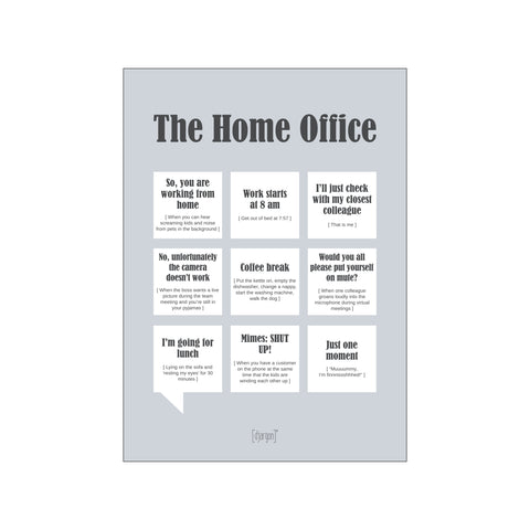 The Home Office — Art print by Djargon from Poster & Frame