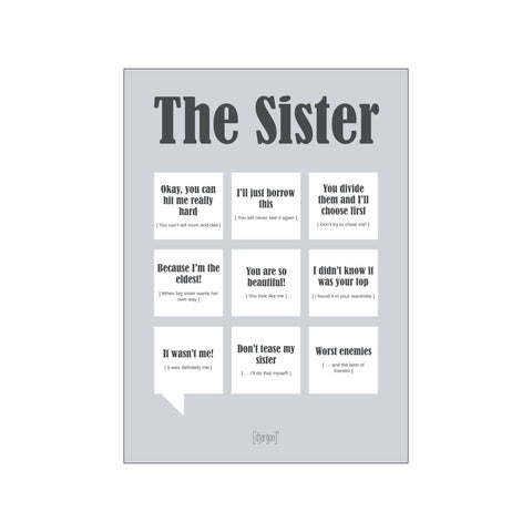 The Sister — Art print by Djargon from Poster & Frame