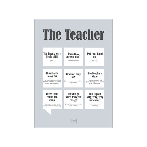 The Teacher — Art print by Djargon from Poster & Frame