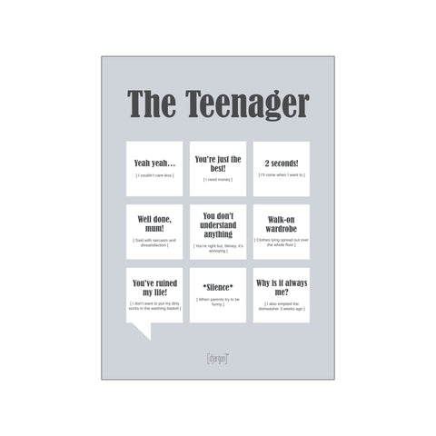 The Teenager — Art print by Djargon from Poster & Frame