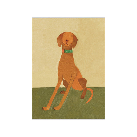 Ellie the vizsla — Art print by Early People from Poster & Frame