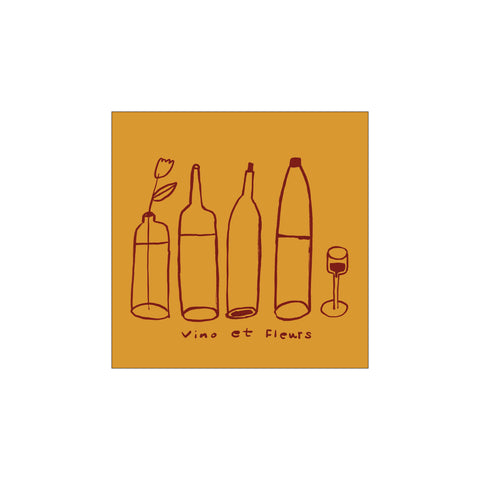 Vino et fleurs — Art print by Early People from Poster & Frame
