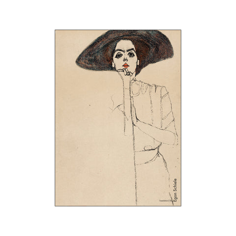Egon Schiele "Frauenbildnis ll" — Art print by PLAKATfar from Poster & Frame