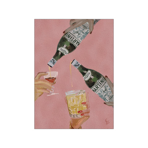 One more martini, please — Art print by Ekaterina Zagorska from Poster & Frame