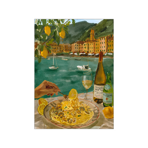 Pasta vongole at Portofino