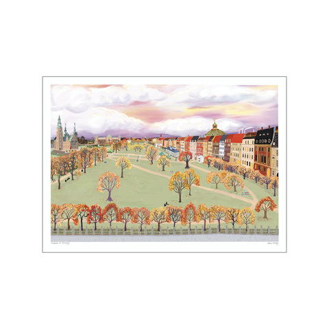 Autumn at Rosenborg — Art print by Emma Forsberg from Poster & Frame