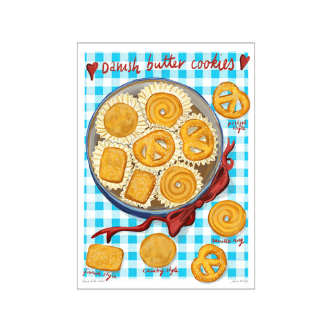 Danish Butter Cookies — Art print by Emma Forsberg from Poster & Frame