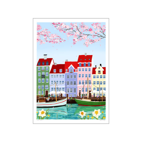 Spring in Nyhavn — Art print by Emma Forsberg from Poster & Frame