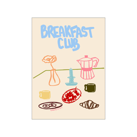 Breakfast Club - Colorful — Art print by Engberg Studio from Poster & Frame