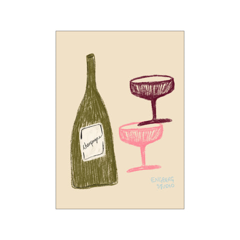 Champagne with the ladies — Art print by Engberg Studio from Poster & Frame