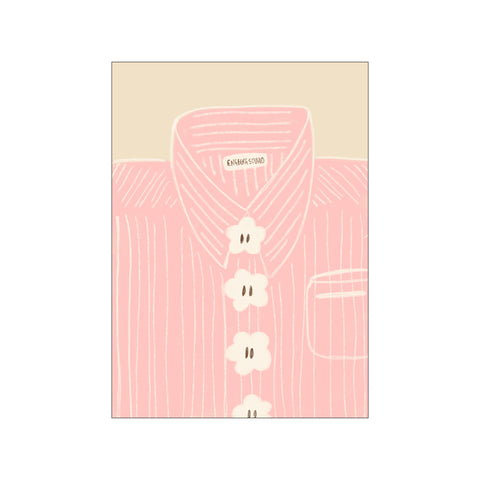 Pink Button - Up — Art print by Engberg Studio from Poster & Frame