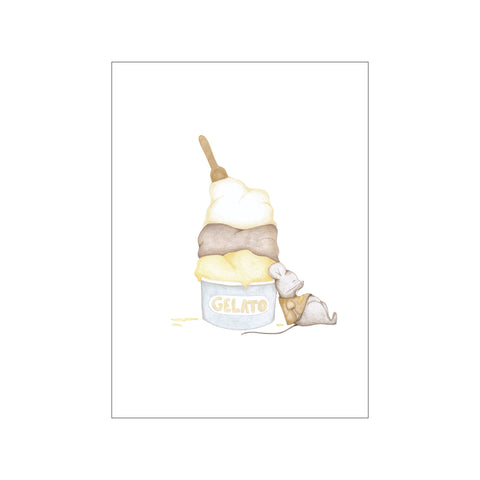 Gelatomusen — Art print by Ephie Studio from Poster & Frame