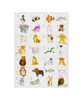 Svensk ABC Plakat — Art print by Leo Mio from Poster & Frame