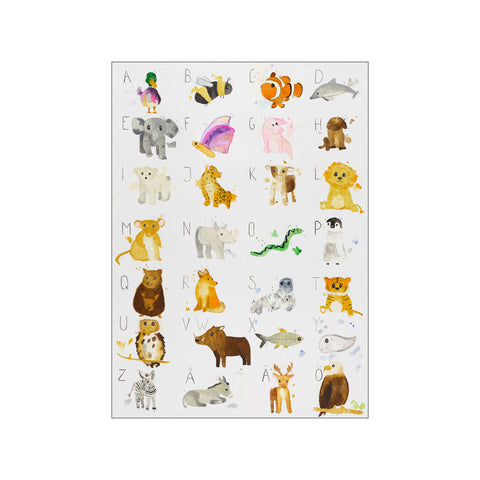 Svensk ABC Plakat — Art print by Et Lille Atelier from Poster & Frame
