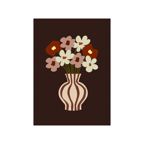 Brown Flower — Art print by FAAD from Poster & Frame