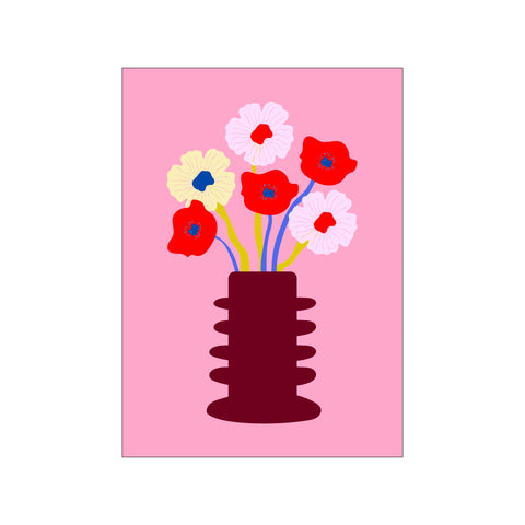 Rose Vibrant — Art print by FAAD from Poster & Frame