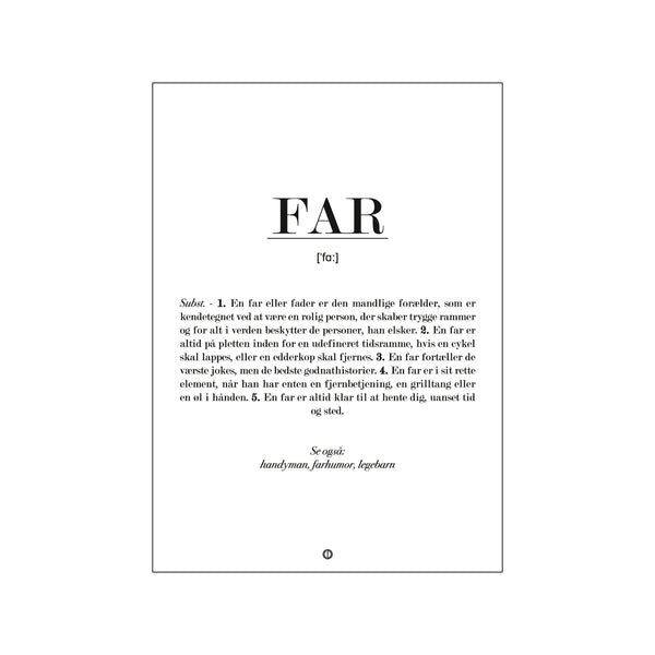 Far - Definition — Art print by Definiton from Poster & Frame